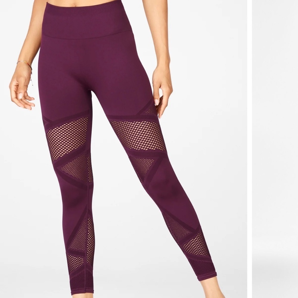 Fabletics Mosaic High Waisted 7/8 Leggings